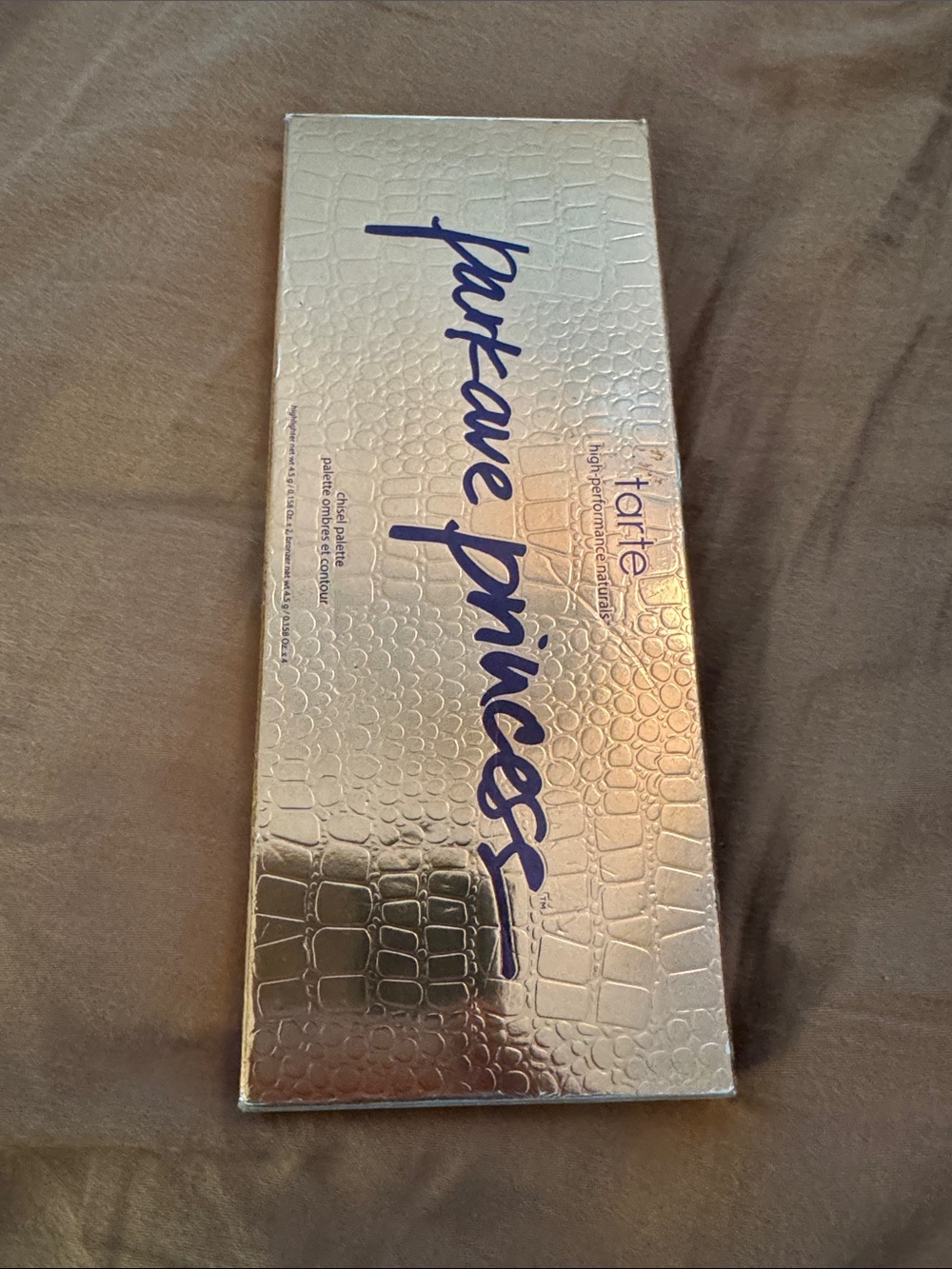 TARTE PARK AVE PRINCESS CHISEL PALETTE